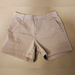 Banana Republic Tan Bermuda Shorts Versatile Cotton Twill Sz 8